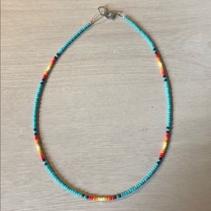 Summer Sunset Seed Bead Choker